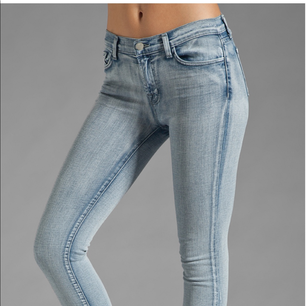 J Brand Mid Rise Skinny Denim